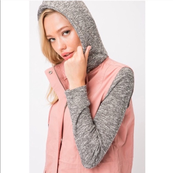 Mauve Hoodie Jacket - Picture 4 of 5